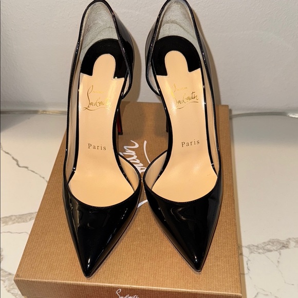 Christian Louboutin Iriza 100 Black Patent - Picture 13 of 16